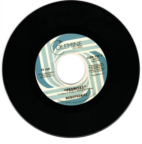 

7-дюймовая пластинка MONOPHONICS - Promises CLMN129 Colemine Record 2015 US Соул/Фанк