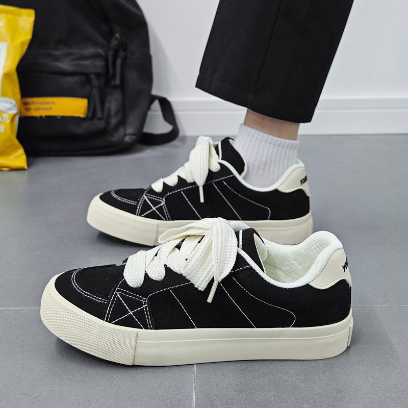 

Повседневные туфли на платформе, мужские парусиновые туфли из антикашемира, мужские универсальные весенние туфли 2025 года, новые спортивные туфли для сноуборда, мужские 39