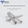 304 Stainless Steel ISO7380 Half-Round Hex Socket Head Cap Screw M4/M6/M8/M10