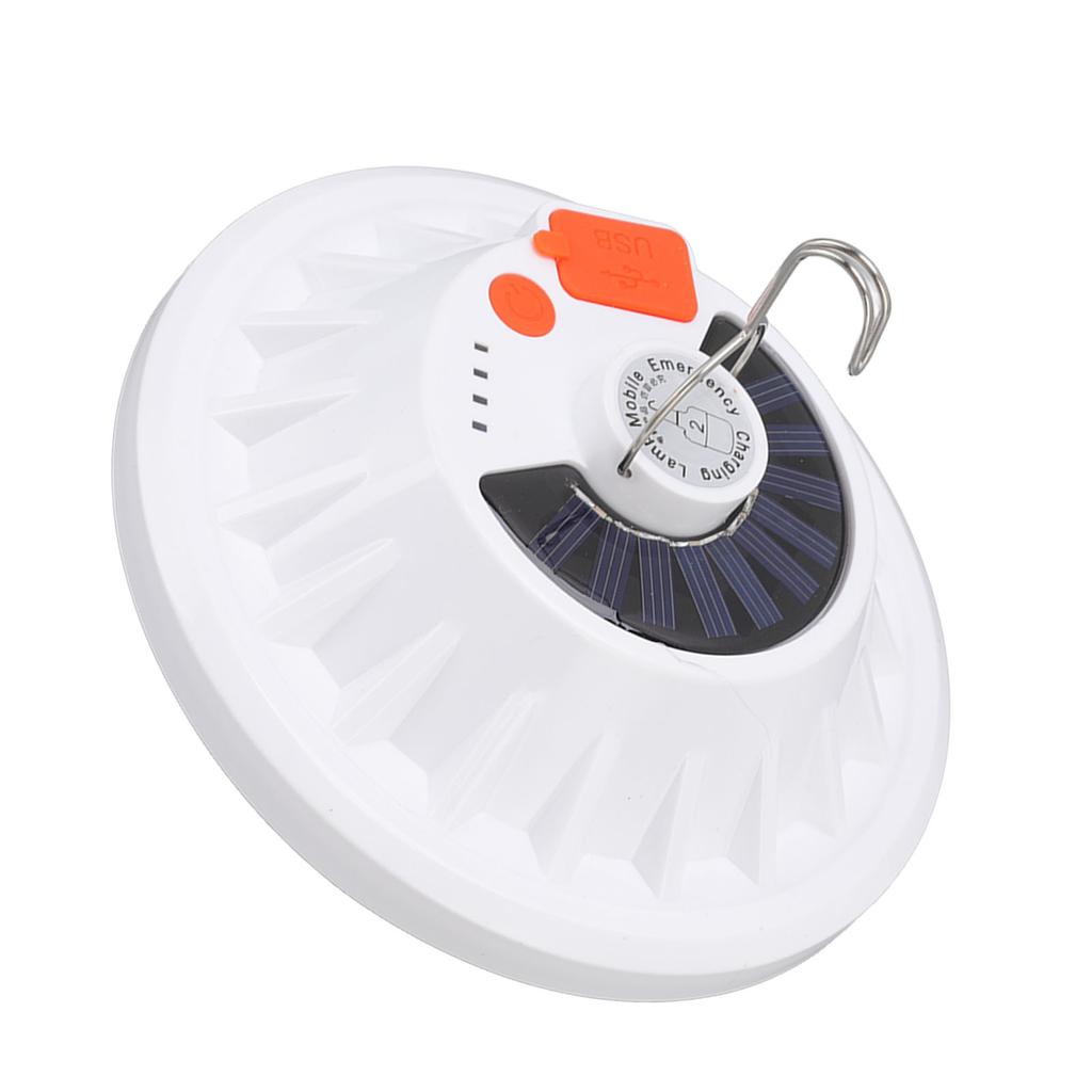 Solar Emergency Light IP65 Waterproof 60 LEDs USB Rechargeable Camping Light for Outdoor Camping