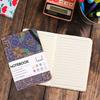 PU Leather A6 Notebook Printed Pattern Writing Book Portable Diary Book  Gift