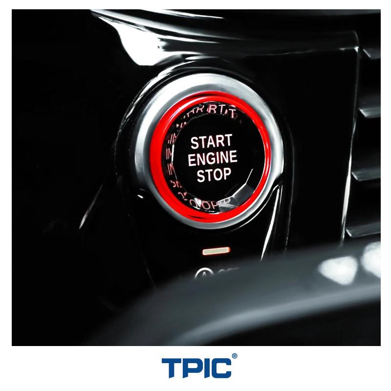 TPIC for BMW F30 F20 E90 E92 E93 E84 F10 F25 X5 F15 F16 X1 X3 G01 X4 Car Crystal Engine Start Stop Switch Button Cover Accessory