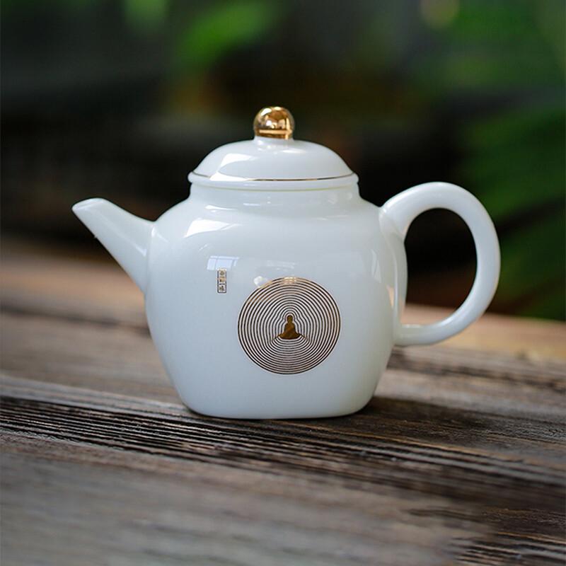 Sushih China White Portable Gongfu Tea Set