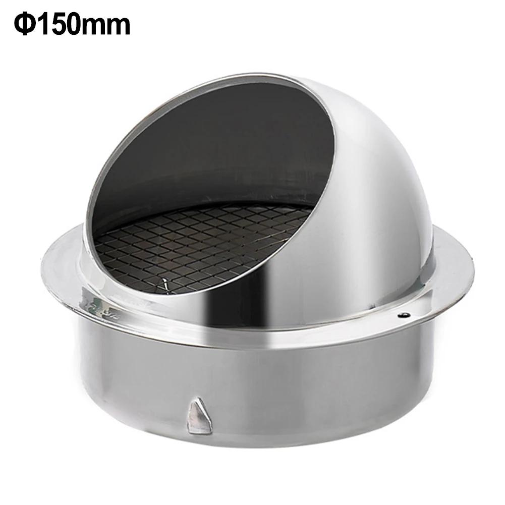 Stainless Steel Wall Ceiling Air Vent Ducting Ventilation Exhaust Grille Cover Waterproof Outlet Heating Cooling Vents Cap