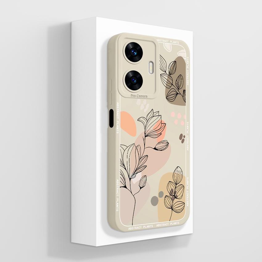 Beautiful Love Heart Phone Covers For Realme C55 C35 C25 C20 C15 C11 C21Y C25Y Soft Liquid Silicone Bumper Anti Drop Protection Case For Realme Casing