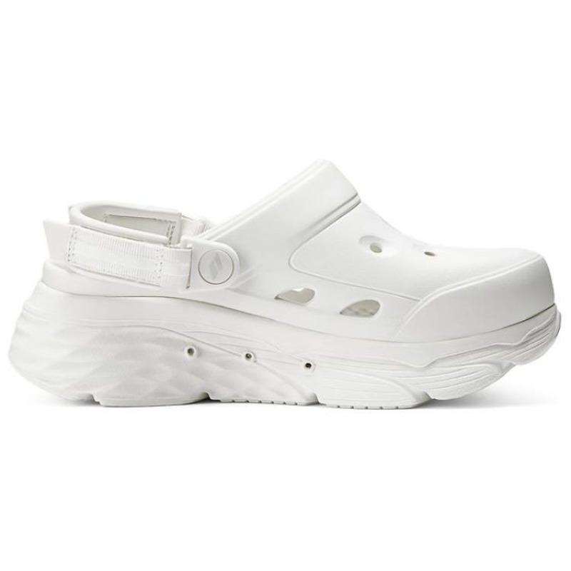 Skechers Damen EVA Delfin Blasen Komfort Clogs Weiß 111268-OFWT