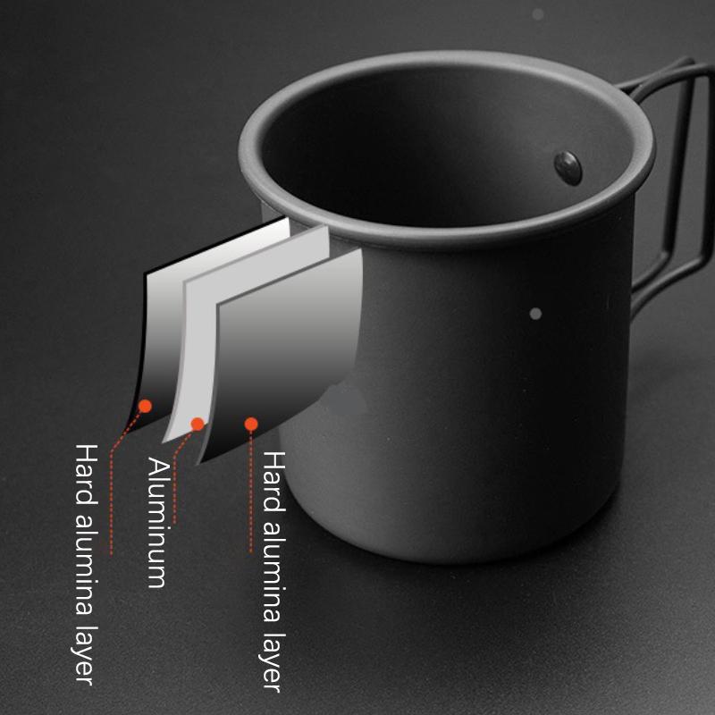 Folding Water Cup For Camping Tourist Tableware Picnic Utensils Outdoor Travel Cooking Set Barbecue Camping