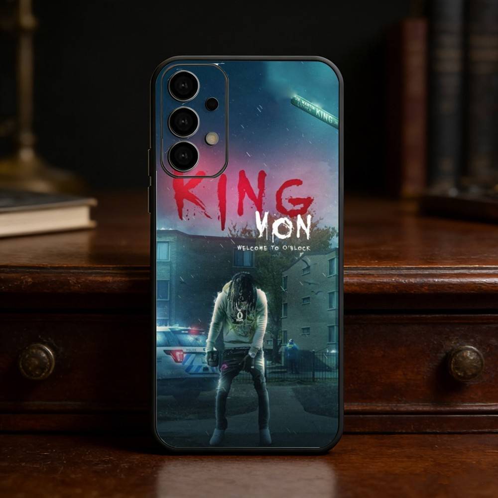 Raper K-King Von phone Case For Samsung S25,24,21,22,23,30,Ultra,20,Plus,Fe,Lite,Note Soft Black Cover