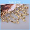 Fashion Solid Color Coral Shaped Women Metal Necklace For Creative Fashion Outfit Accessories
