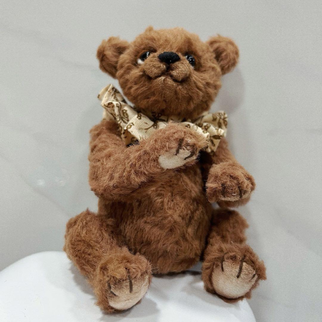 

[USED] Cowardly Bear, Timid, Handmade Teddy Bear Plush Toy by Overseas Artist
