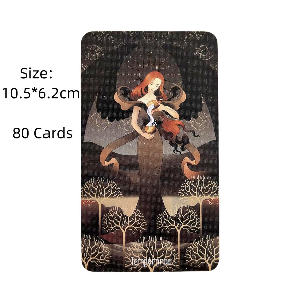 Stars Lighting Up The Night Tarot Cards Divination Deck English Versions Edition Oracle Board Playing Table Game For Party