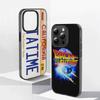 Back To The Future Soft Corrugated Transparent Phone Case For IPhone 17 15 16 11 12 13 14 Pro Max Plus Pro