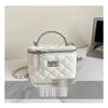 Crossbody Bag Women PU Quilted Chain Strap Daily Commute