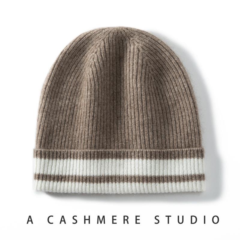 Cashmere Hat Women's Solid Color Versatile Painter Hat Fashion Street Bag Hat Knitted Wool Hat Casual Batch