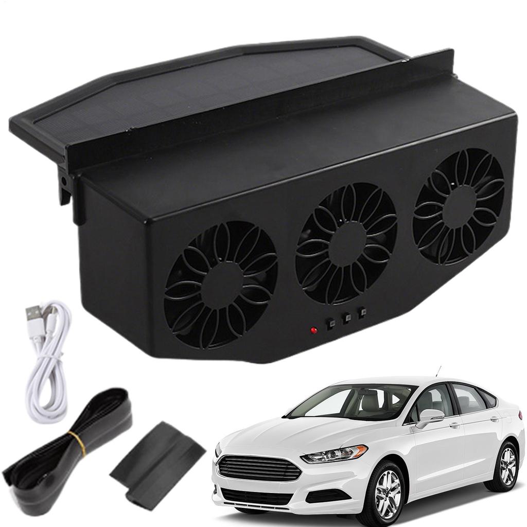 Neuer Auto Solar Abluftventilator Auto Luftzirkulation Kühlventilator Sommer Innenraum Kühlwerkzeug Fenster Abluftventilator Zubehör Dropship