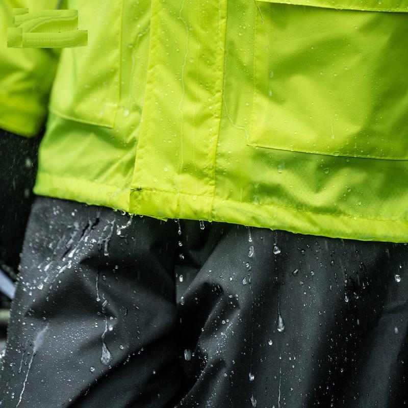 Mobaidao Motorcycle Raincoat Rainstorm Proof Suit Split Waterproof Raincoat Riding Equipment For Adults Men And Women