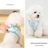 Breathable Dog Vest Harness Adjustable Dog Chest Strap Cute Cat Traction Rope  for Dogs Puppy