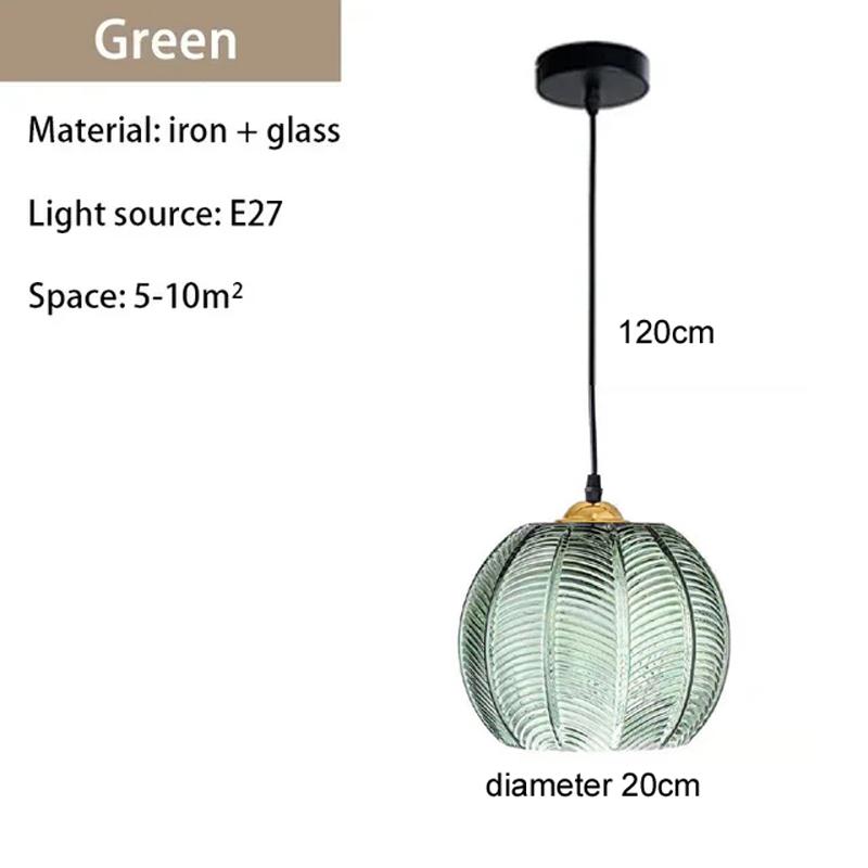 Modern LED Glass Pendant Light glass Hanging Lamp For Living Room Dining Study Room Bedroom Bedside Chandeliers Home Decoration