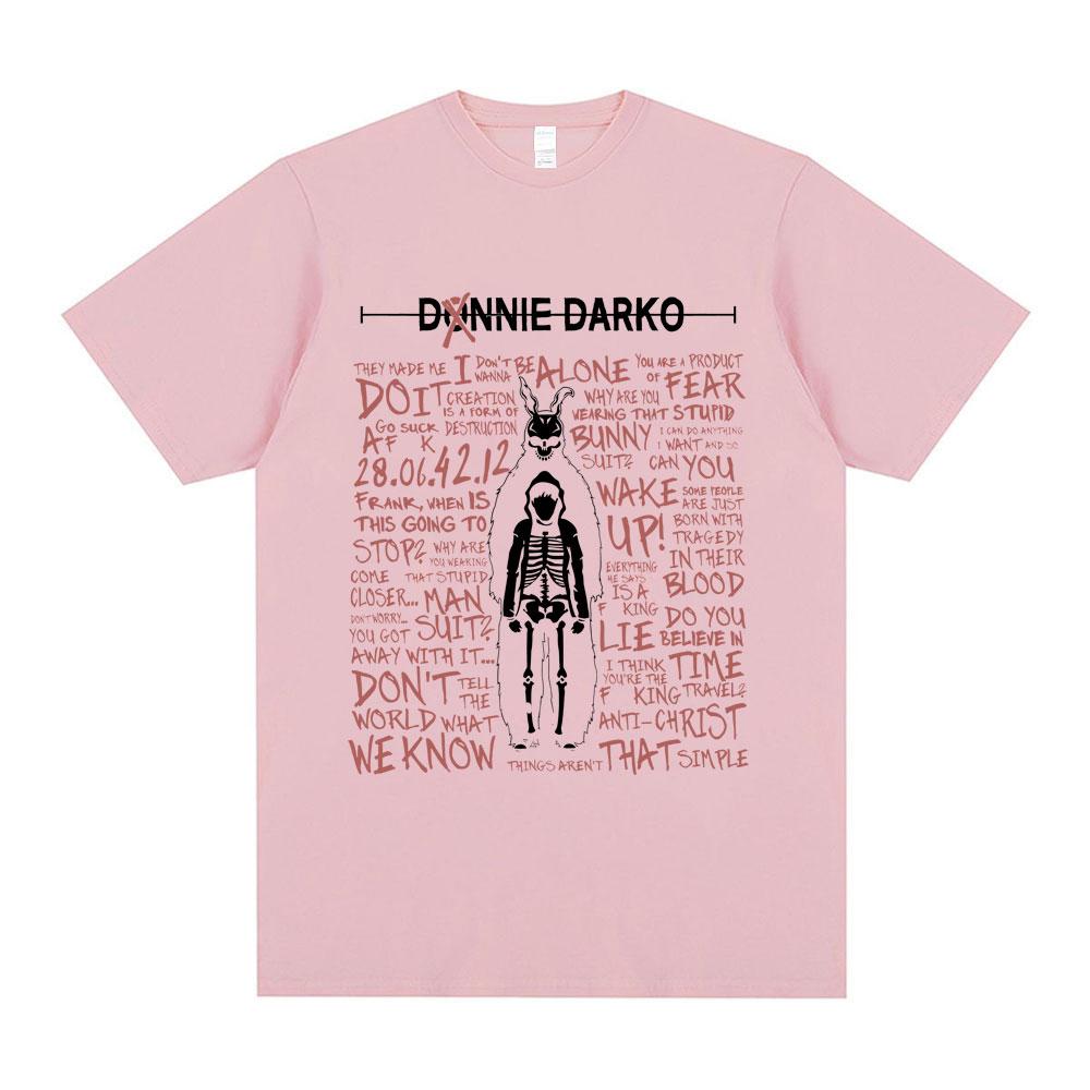 2026 Movie Donnie Darko Graphic T Shirt Men Women Casual Cotton Tshirt Man Gothic Rock Classic Vintage Short Sleeve Tshirt