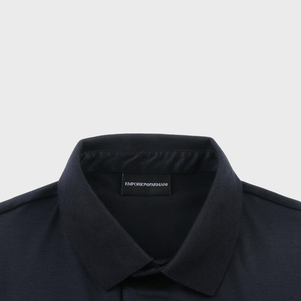 EMPORIO ARMANI Logo patch Button fastening Polo Shirt 8N1FB6-1JUVZ-0920-