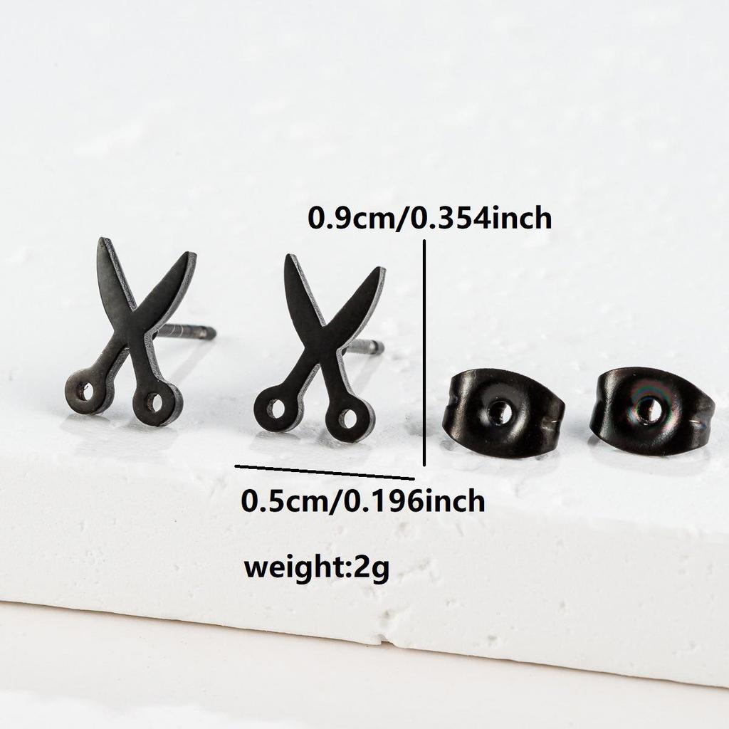 Niszowe Kolczyki Sztyfty ze Stali Nierdzewnej dla Kobiet – Design Żurawia Origami i Renifera, Kolekcja Mody 2025