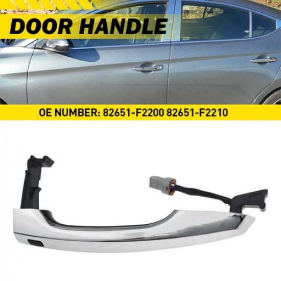 Chrome Black Door Exterior Handle For Hyundai Elantra 2017- Front Rear LH RH