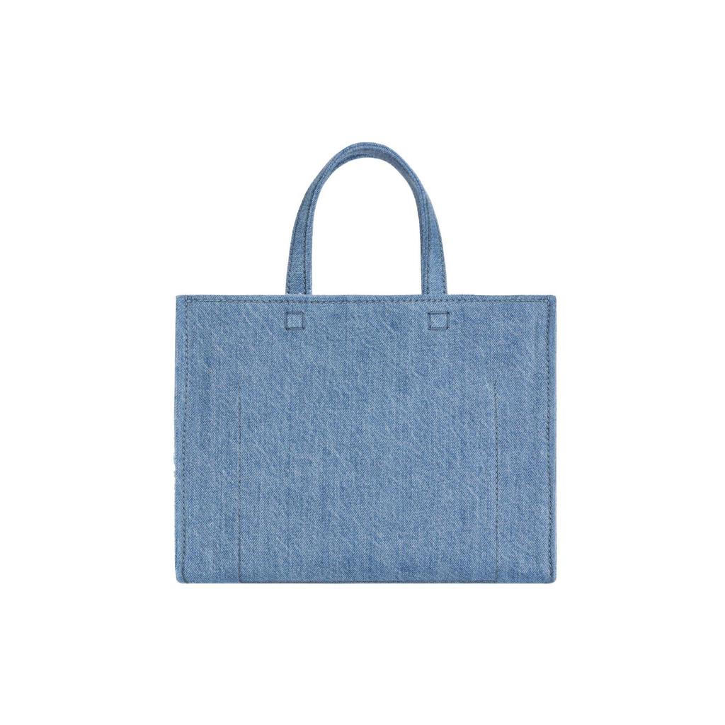 Givenchy G-Tote Letter Logo Detachable Shoulder Strap Denim Tote Bag Women Tote Medium-Blue BB50UEB1TC-420
