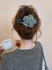 1PCS Fashion Sweet Headwear Hairpin Woolen Flower Bow Shape Hairpin Hair Clip Shark Claw Hair Accessories for Women