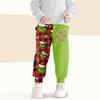 Kids' Fashion Christmas Print Loose-Fit Waistband Casual Sweatpants
