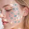 Rhinestone Stickers for DIY Acrylic Star Heart Butterfly Gems Sparkling Decals for Scrapbooking Packaging Face Nail Art Craft Decor