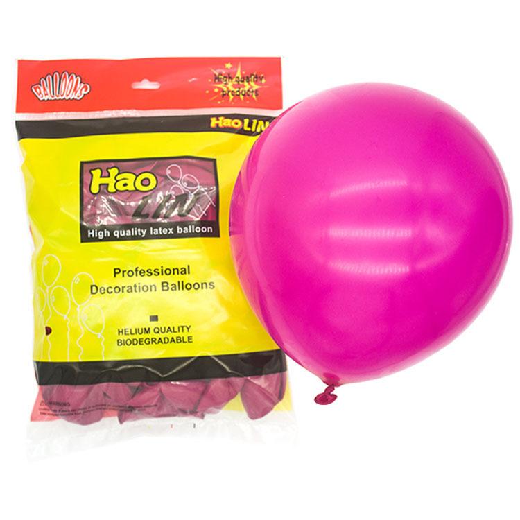 Haolin Yaguang 12-Inch 2.8-Gram Latex Balloon, Birthday Wedding Party Decoration Arrangement Cross-Supply Brand Balloon