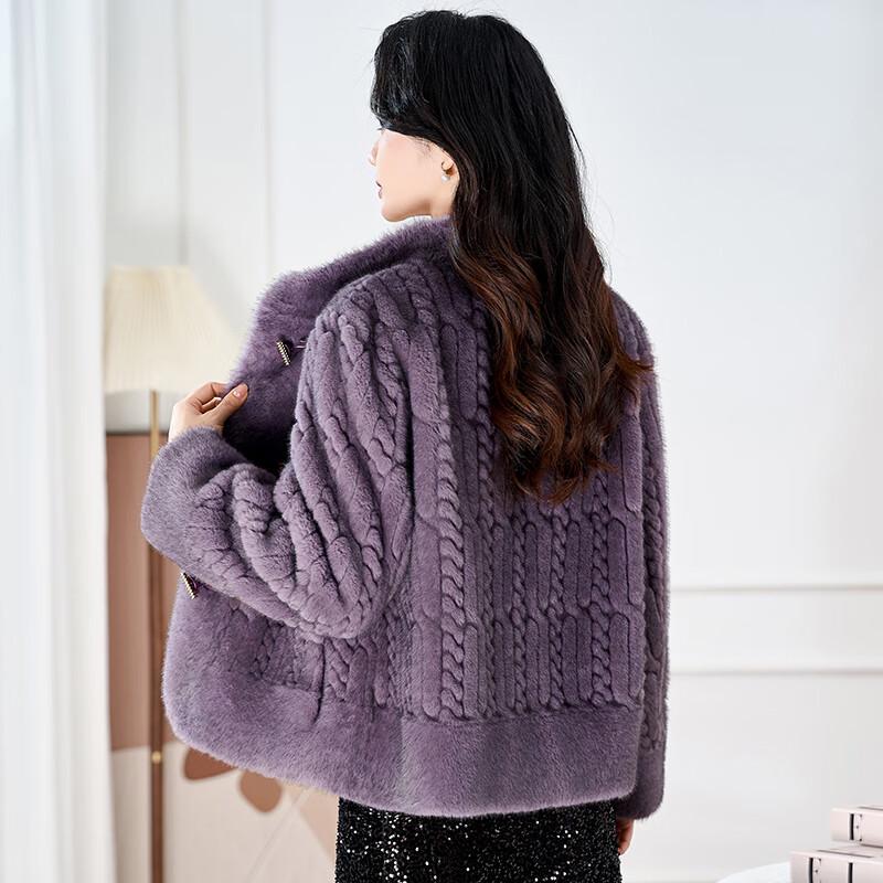 Women's Faux Mink Velvet Warm Short Coat