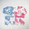 Autumn Little Bear Sports Set: Korean Children's Cotton Hoodie Two-Piece for Boys and Girls 2025