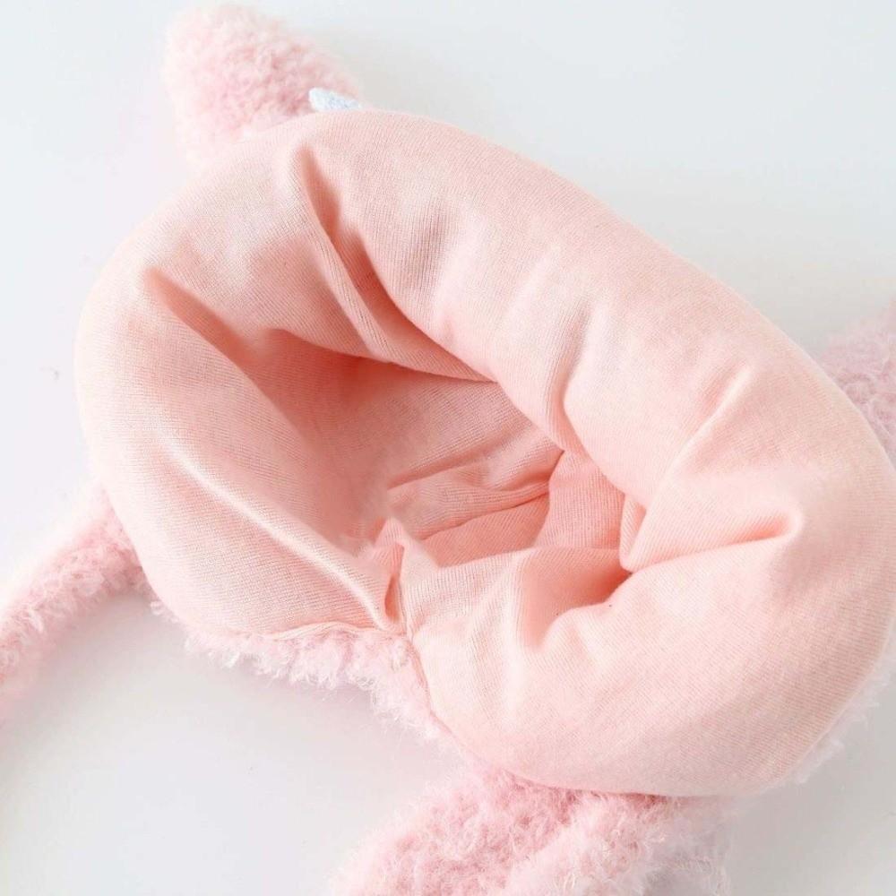 Fleece Plush Kids Beanie Windproof Warm Baby Bonnet Cartoon Fluffy Caps  Snow