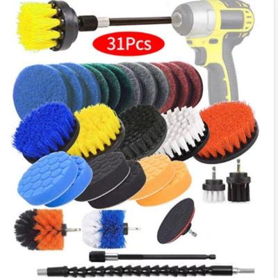 Electric Drill Brush Set: Home, Floor, Car Cleaning Tool