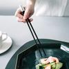 Stainless Steel Dinnerware Sets Knife And Fork Spoon Tableware Steak Chopstick Spoon Set Black Simple Western Tableware
