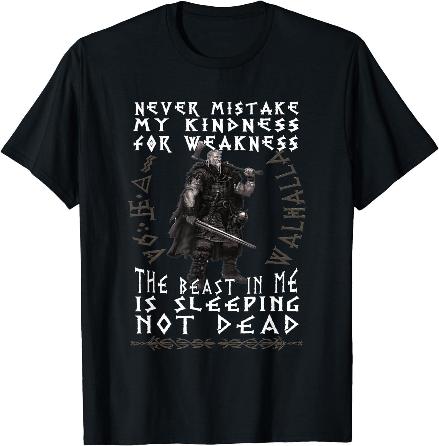 NEW LIMITED Never Mistake My Kindness For Weakness The Beast In Me T-Shirt XXXXL