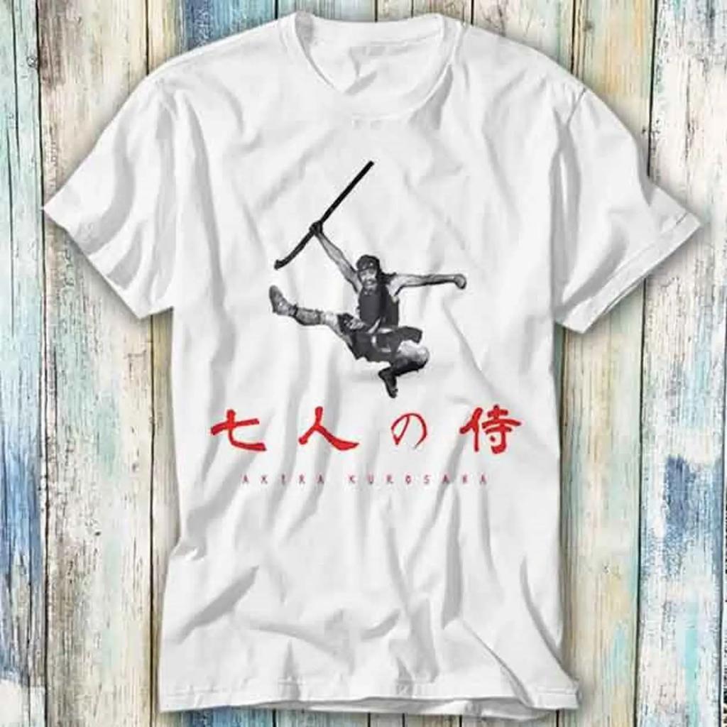 T Shirt Seven Samurai Akira Kurosawa Japanischer Film Meme Top 1002 Vintage Slightly Streetwear Versatile Graphic