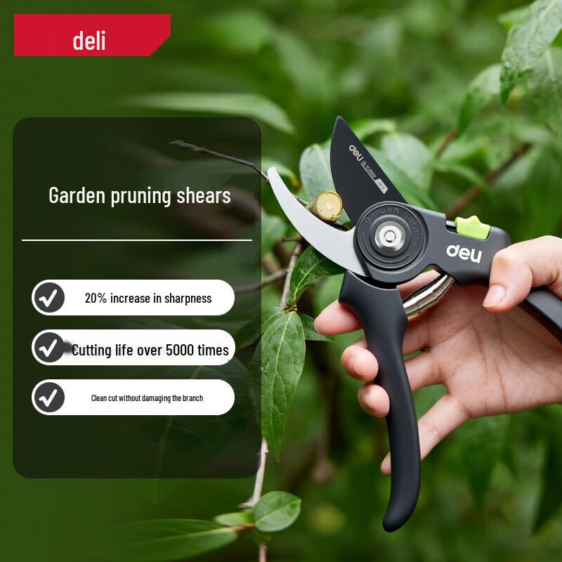 Deli 8-inch SK5 Garden Pruning Shears