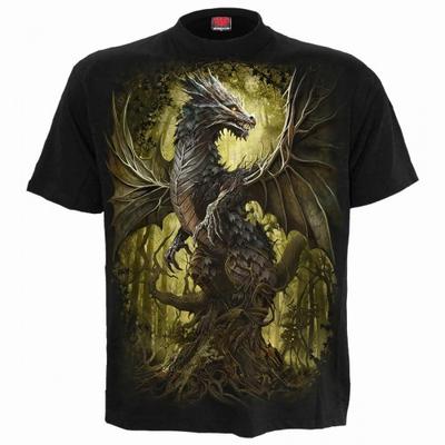 Camiseta adulta unissex Spiral Direct Oak Dragon