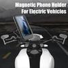 Waterproof Magnetic Motorcycle Phone Holder 360° Rotatable Adjustable Bike Handlebar Cell Phone Mount Touch Screen