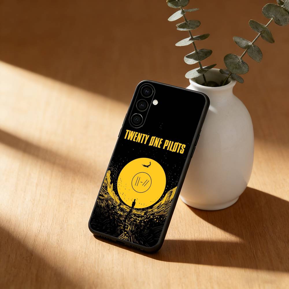 

T-Twenty One Pilots Band Phone Case For Samsung GalaxyA13,21s,22,31,32,52,53,71,72,73,Soft Black Cover Samsung a30 a20