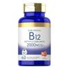 B12 Vitamin 5000 Mcg Sublingual | 250 Fast Dissolve Tablets | High Potency | Natural Berry Flavor | Vegetarian, Non-GMO & Gluten Free