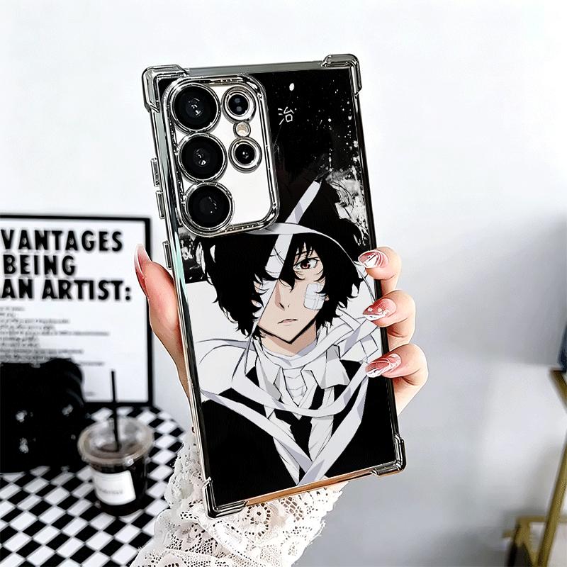 Bungo Stray Dogs Dazai Plating Phone Case For Samsung Galaxy S24 S25 FE S26 Edge S23 Ultra S22 S21 Plus S20 Anti-Fall Airabag Co