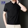 ROMON Men's Polo Neck Ice Silk Quick Dry Short Sleeve T-Shirt
