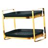 Multifunctional Storage Rack Bedroom Shower Caddy Shelf Counter Bathroom Dark Green