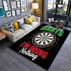 Dart Target Carpet for Living Room Bedroom Hallway Long Strip Alfombra Anti-slip Soft Area Rug Sofa Doormat Home Decor Tapete HD