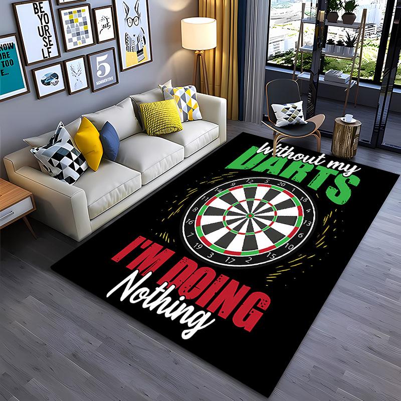 Dart Target Carpet for Living Room Bedroom Hallway Long Strip Alfombra Anti-slip Soft Area Rug Sofa Doormat Home Decor Tapete HD