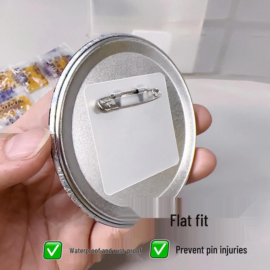 Millet Eva Badge Soft Pin Gasket with Rustproof Back Pad and Self-Sealing Storage Bag