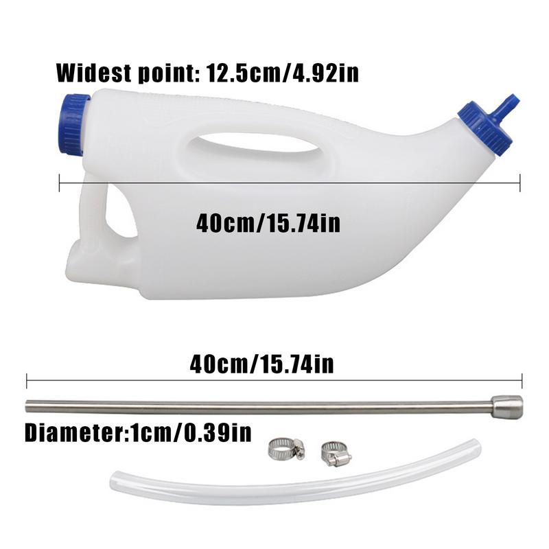 Kälber-Flasche 4L Kälbertränke Kälber Kuh Fütterungsschlauch Wasser Milchflasche Kälber Trinkflasche Milchflasche Nutztier-Futterspender